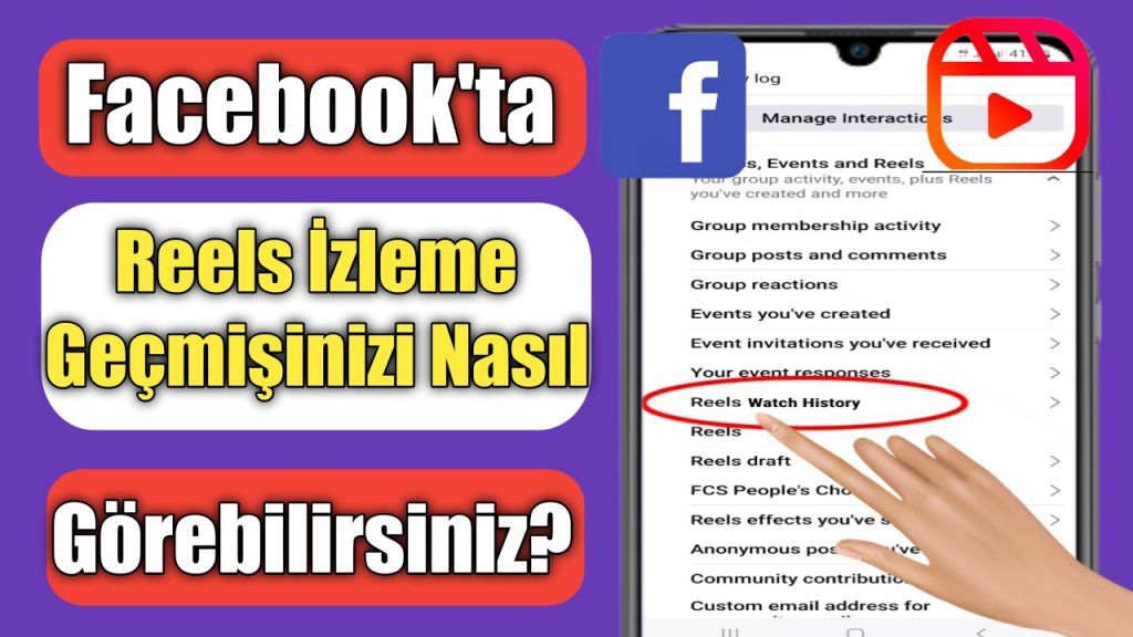 Facebook’ta Reels Görüntüleme Geçmişi Nasıl Görülür?