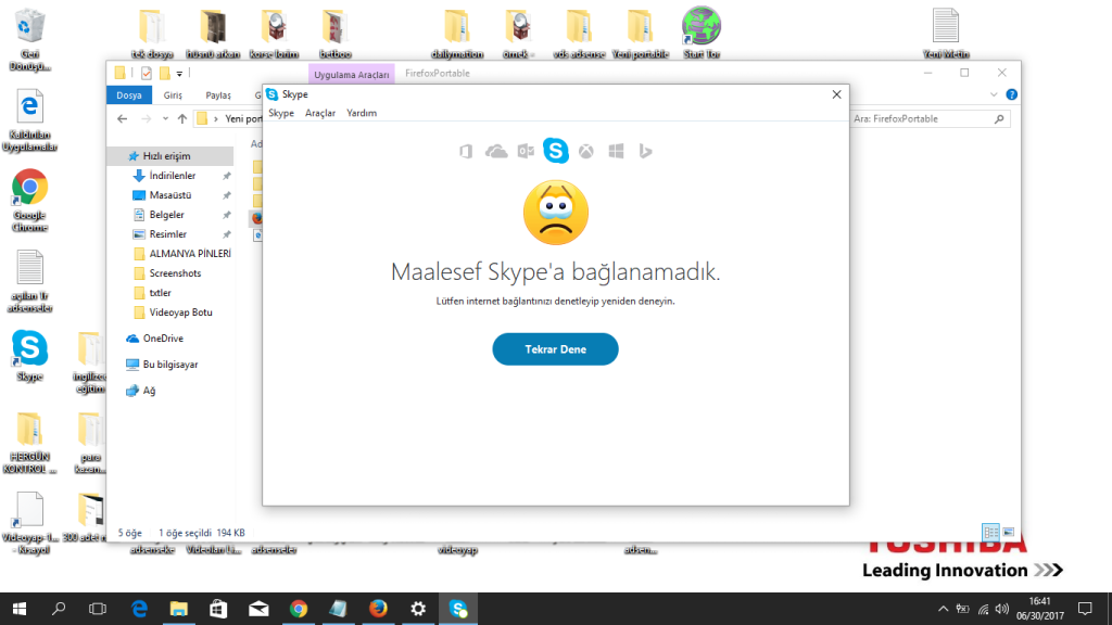 Skype Bağlanamadık Hatası ve Çözümü