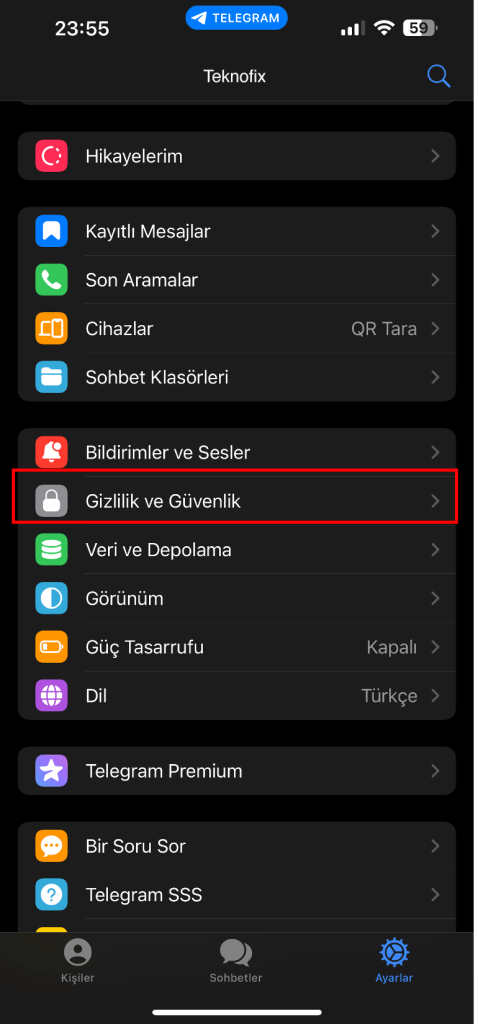 iPhone’da Telegram Numarası Nasıl Gizlenir?